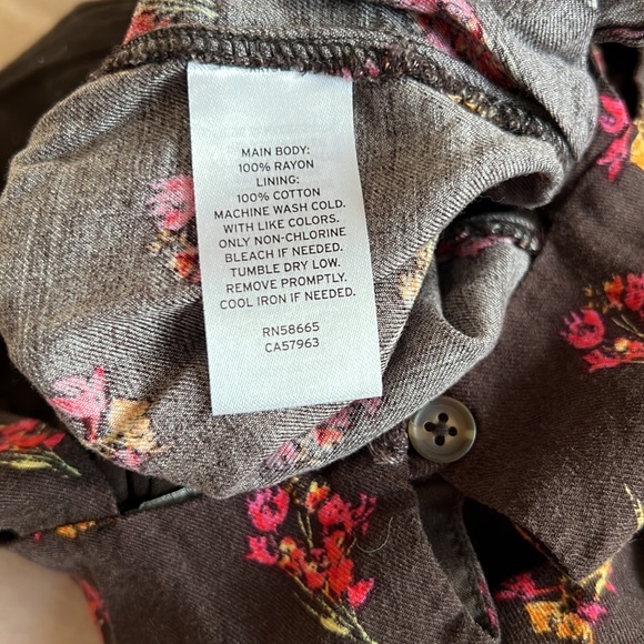 Girls Coverall Floral Print - Picture 6 of 6